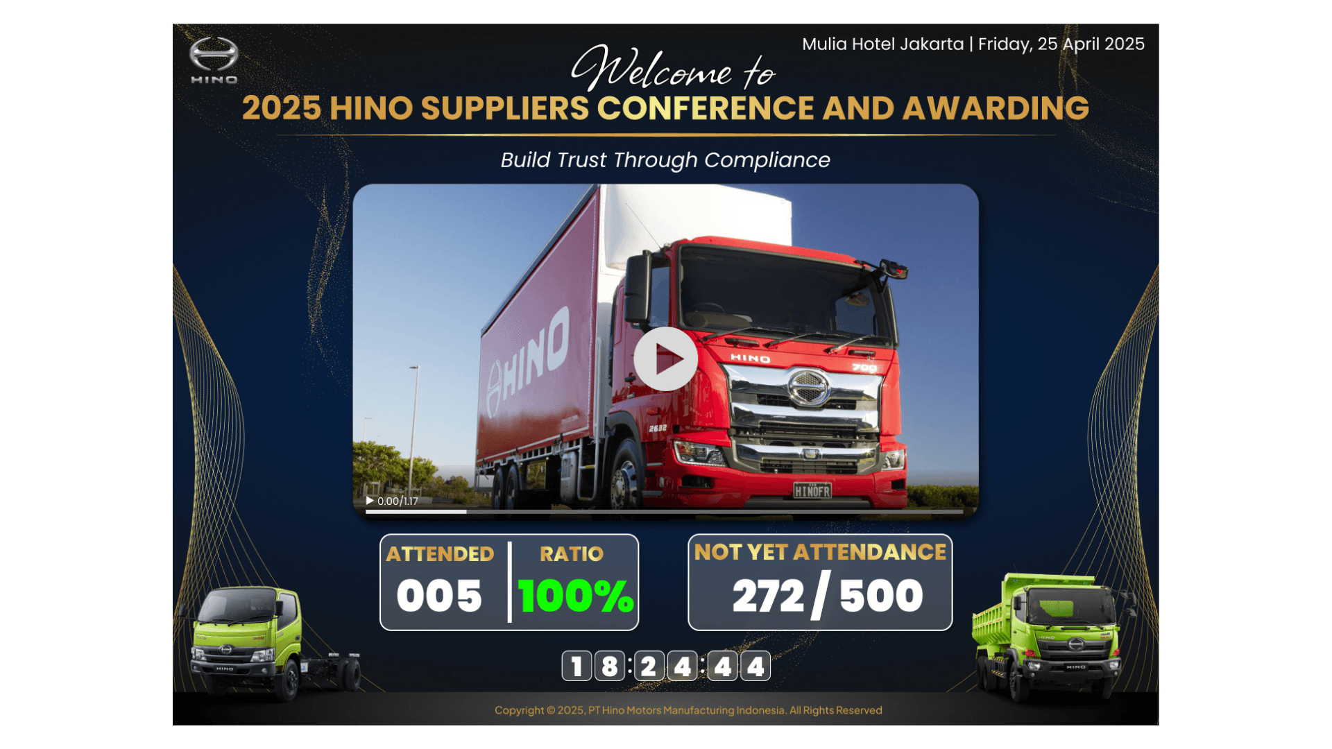 Supplier Award Website screenshot 1